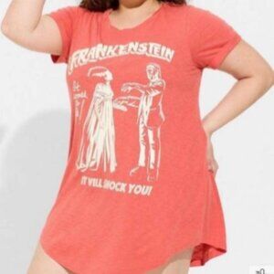 Torrid Sie 4 (26W) Universal Monsters Frankenstein Sleep Tunic
